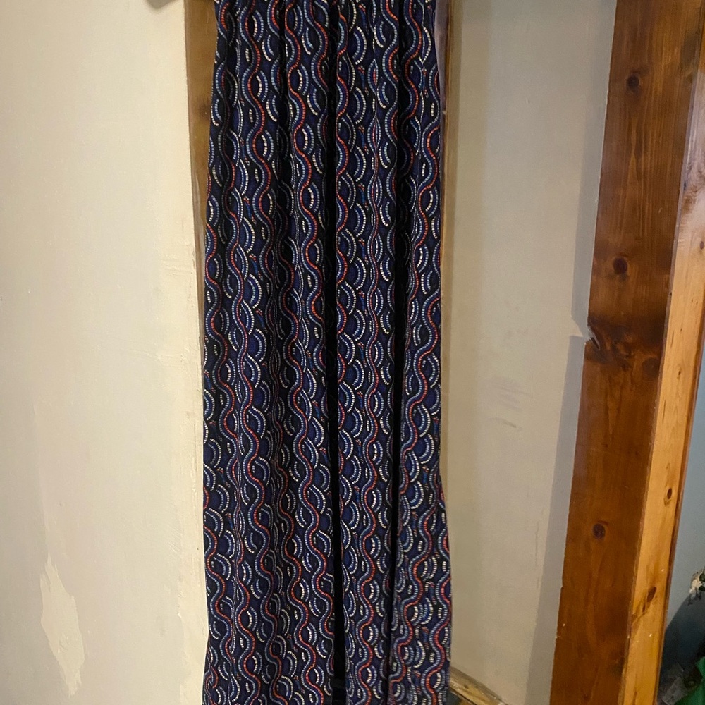 Michael Kors Blue Strapless Dress